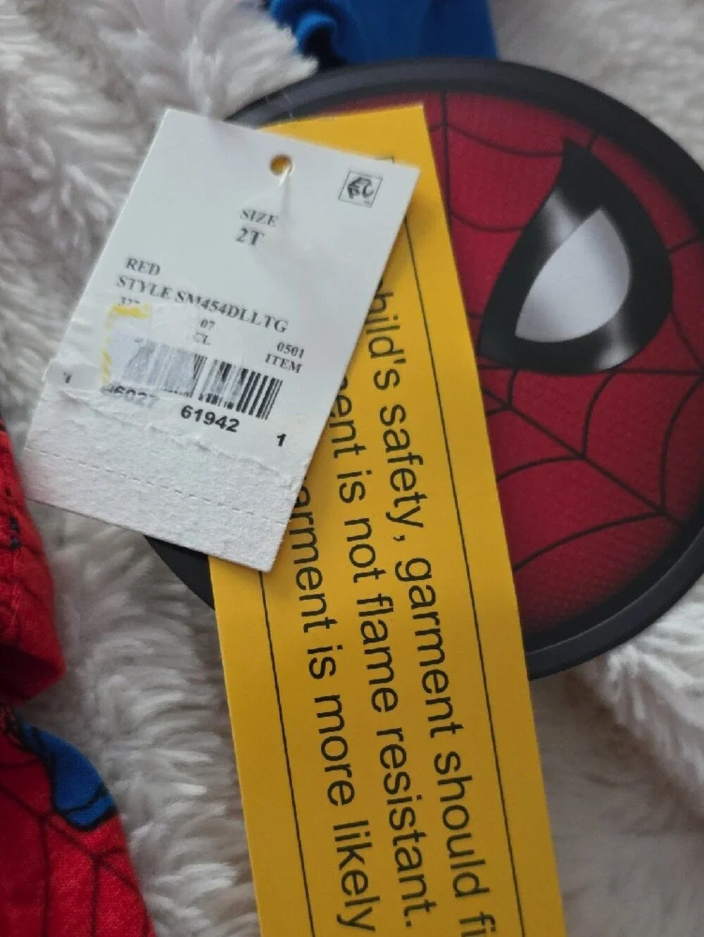 Spiderman Red & Blue Toddler Super Soft Pajamas